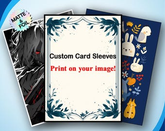 Chandra Custom Card Sleeve DIGITAL FILE ONLY | Print Your Own Sleeves |  Printable Download - Etsy