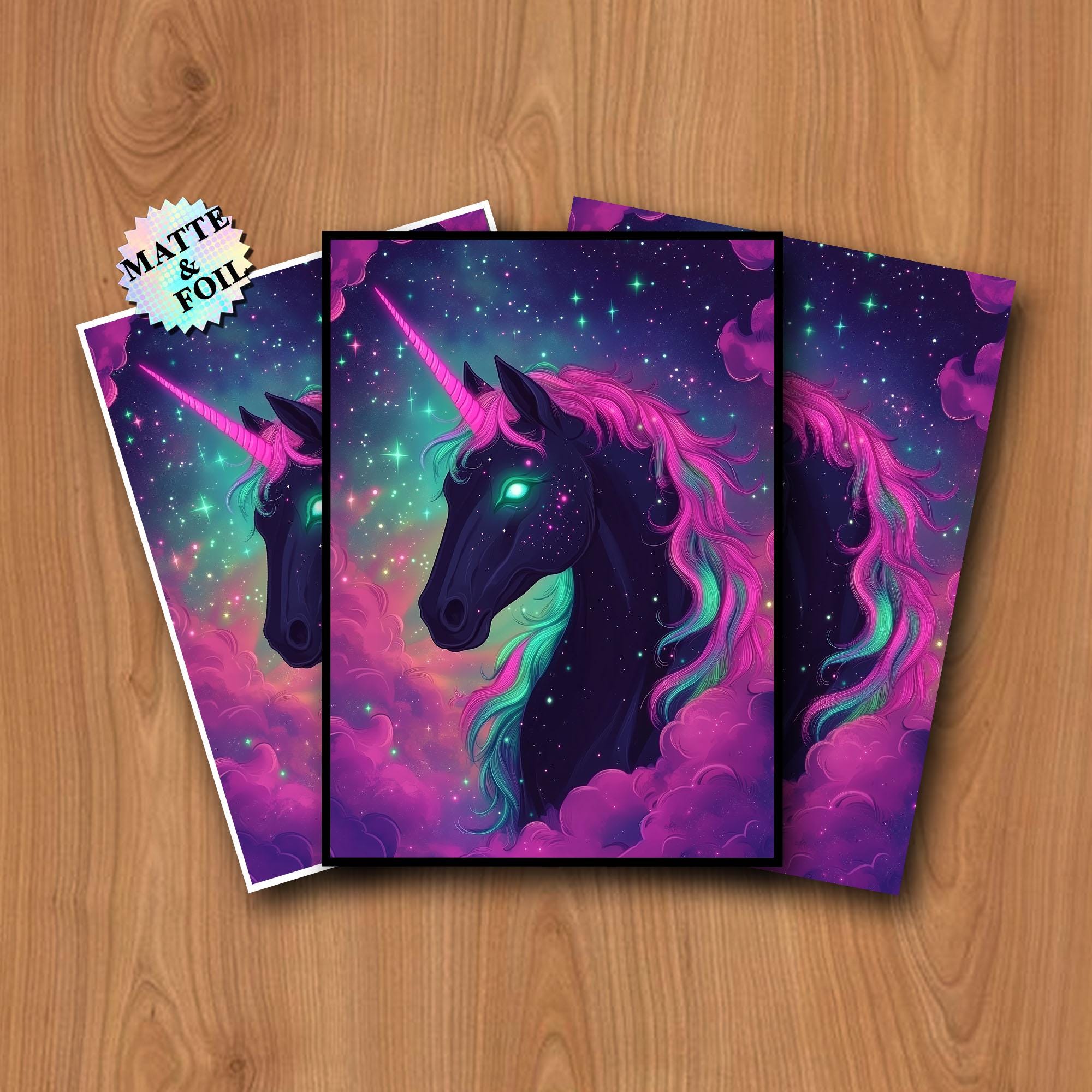 Mtg Sleeves Commander Unicorn - Etsy