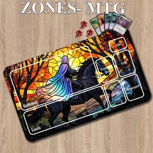 Custom Playmat | Foil Version Available | MTG/ Riftbound Playmat | 24''x 14'' & 35 x 15.5'' image 8