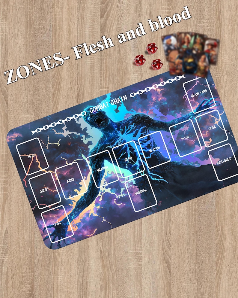 Custom Playmat | Foil Version Available | MTG/ Riftbound Playmat | 24''x 14'' & 35 x 15.5'' image 10