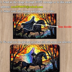 Custom Playmat | Foil Version Available | MTG/ Riftbound Playmat | 24''x 14'' & 35 x 15.5'' image 2