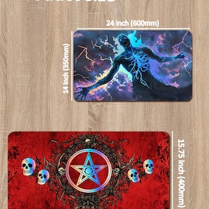 Custom Playmat | Foil Version Available | MTG/ Riftbound Playmat | 24''x 14'' & 35 x 15.5'' image 3