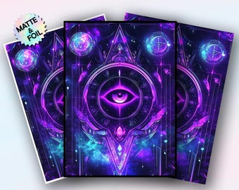 MTG Card Sleeves: Eye of Ugin, Matte/Foil Options, Standard/Japan Size