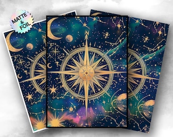 TCG-kaarthoezen: Star Compass, compatibel met alle MTG/TCG/Riftbound-kaarten