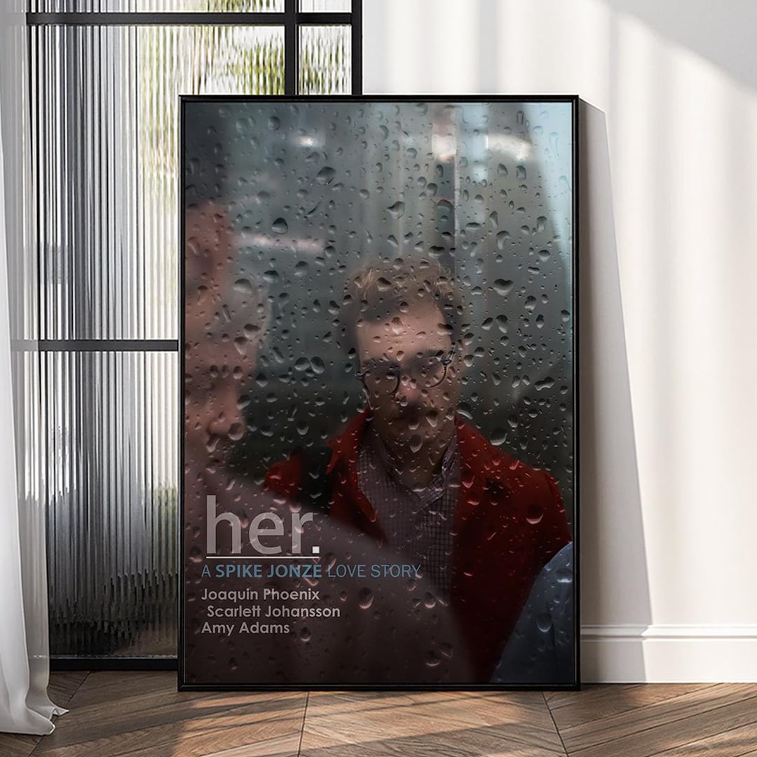 Her Canvas Movie Poster – Vintage Wall Art – Frameless Home Theater Decor – Print Gift - Etsy