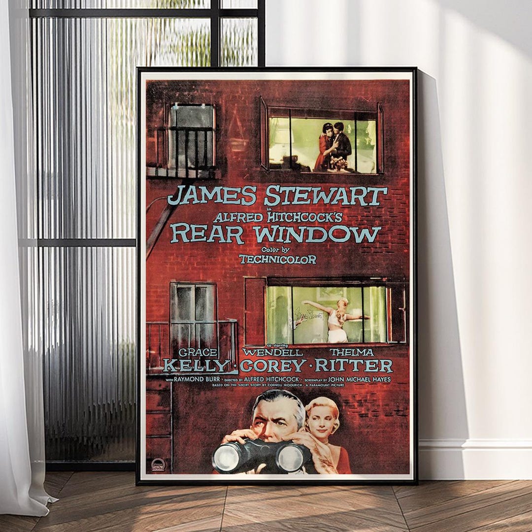 Rear Window Movie Poster - Wall Art - Home Decor - Print Gift - Etsy