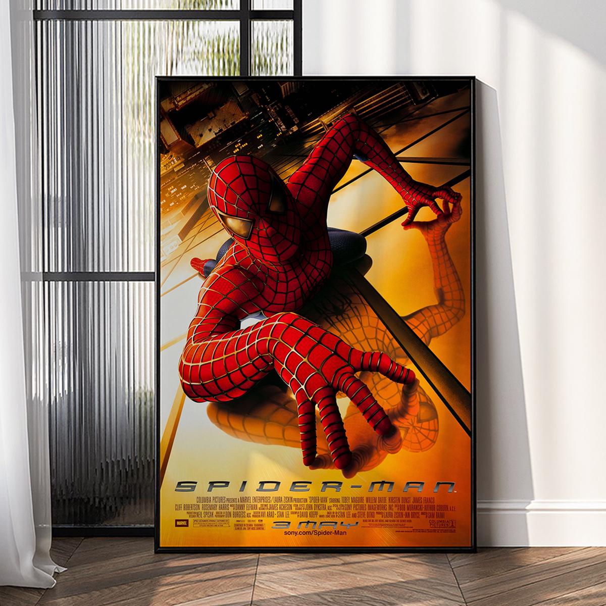 Spiderman movie poster 2002 - Etsy 日本