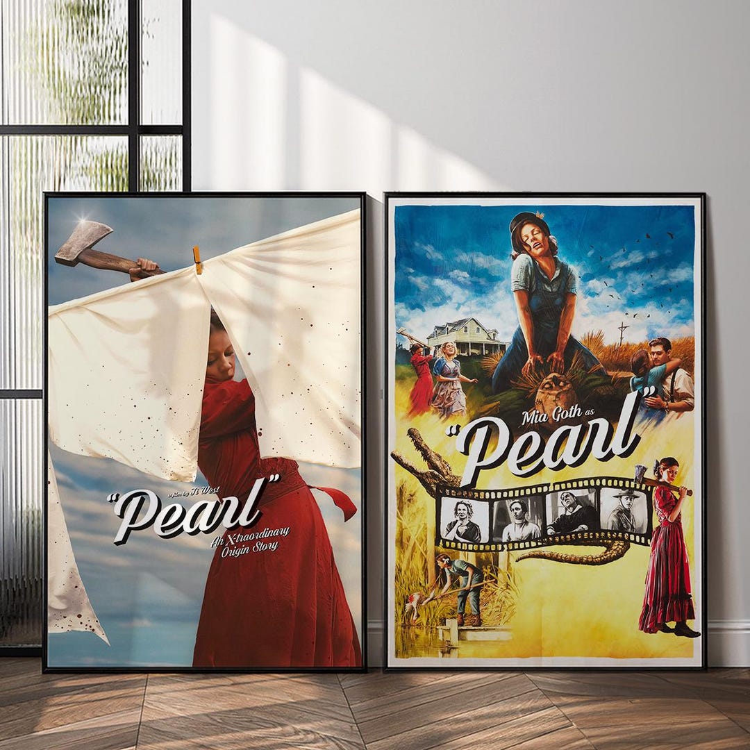 Pearl Canvas Movie Poster – Vintage Wall Art – Frameless Home Theater ...