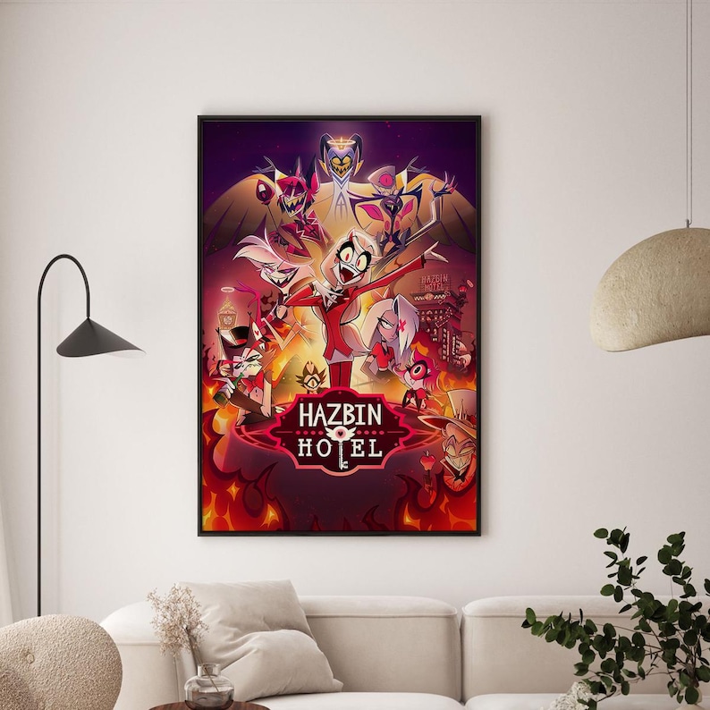 Hazbin Hotel Movie Poster - Wall Art - Home Decor - Print Gift - Etsy