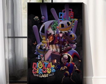 The Amazing Digital Circus The Last Act Movie Poster - Wall Art - Home Decor - Print Gift
