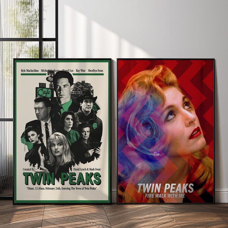 Twin Peaks Fire Walk With Me Canvas Movie Poster Vintage