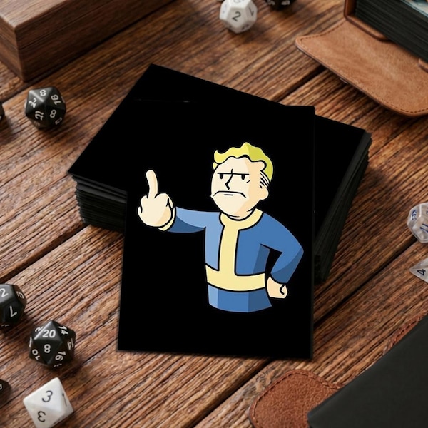 Fallout  Matte  MTG Card Sleeve, TCG Accessory, Applicable To: Pokémon, Weiss, DBS, F&B, Etc.