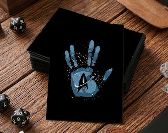 Star Trek Card Sleeves, Sci Fi Trading Card Protectors, TCG Deck Sleeves, Space Themed Collectible Card Accessories, Fan Gift