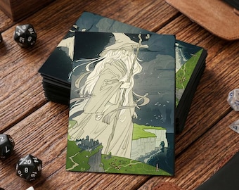 Gandalf  LOTR Matte  Mtg Card Sleeve, TCG Accessory, Applicable To: Pokémon, Weiss, DBS, F&B, Etc.