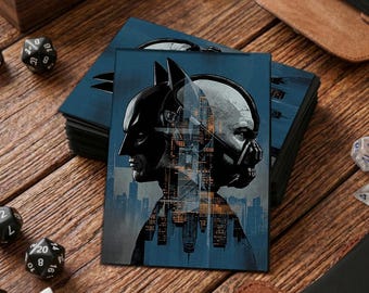 Batman Matte  Mtg Card Sleeve, TCG Accessory, Applicable To: Pokémon, Weiss, DBS, F&B, Etc.