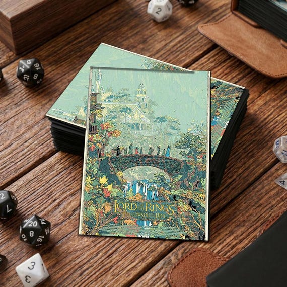 LOTR Matte  Mtg Card Sleeve, TCG Accessory, Applicable To: Pokémon, Weiss, DBS, F&B, Etc.
