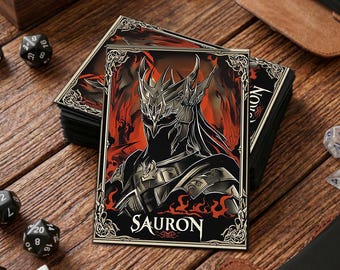 Sauron LOTR Matte Card Sleeve, TCG Accessory, Applicable To: Pokémon, Weiss, DBS, F&B, Etc.