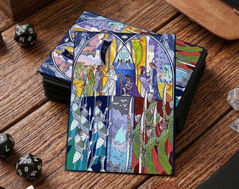 LOTR Matte MTG-kaarthoes, TCG-accessoire, van toepassing op: Pokémon, Weiss, DBS, F&B, enz.