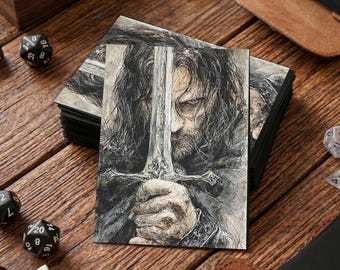 Aragorn LOTR Matte Card Sleeve, TCG Accessory, Applicable To: Pokémon, Weiss, DBS, F&B, Etc.