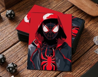 Spider-Man Matte  Mtg Card Sleeve, TCG Accessory, Applicable To: Pokémon, Weiss, DBS, F&B, Etc.