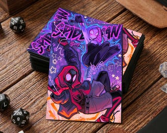 Spider-Man Matte  Mtg Card Sleeve, TCG Accessory, Applicable To: Pokémon, Weiss, DBS, F&B, Etc.