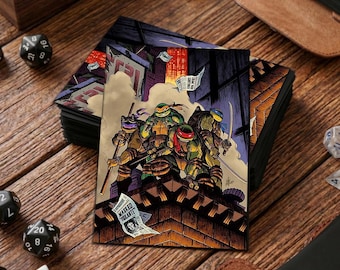 Ninja Turtles Matte  MTG Card Sleeve, TCG Accessory, Applicable To: Pokémon, Weiss, DBS, F&B, Etc.