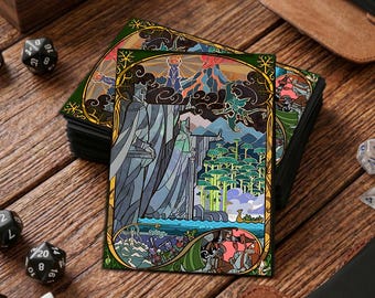 LOTR Matte  Mtg Card Sleeve, TCG Accessory, Applicable To: Pokémon, Weiss, DBS, F&B, Etc.