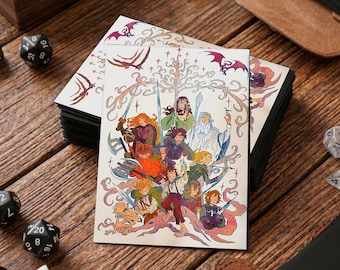 LOTR Matte  Mtg Card Sleeve, TCG Accessory, Applicable To: Pokémon, Weiss, DBS, F&B, Etc.