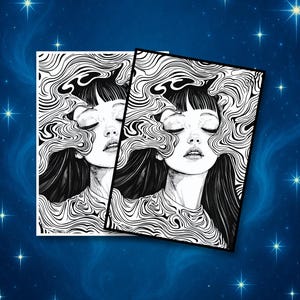 Anime Waifu Card Sleeves Mtg Tcg Matte Sleeves - Etsy
