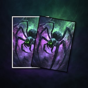 Spider Card Sleeves - Etsy Spider Card Sleeves - Etsy