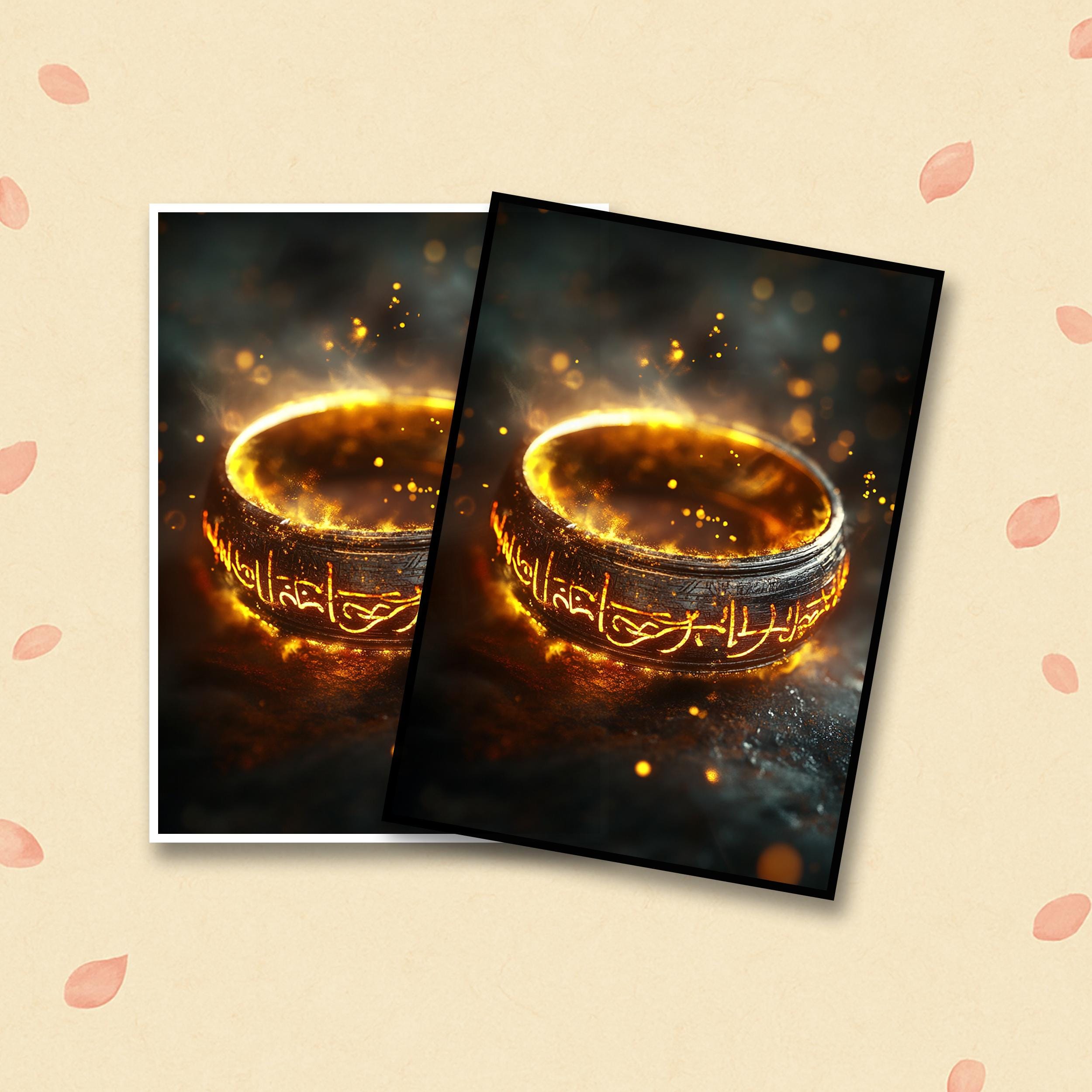 Lotr-inspired MTG Card Sleeves , the One Ring Standard Size TCG Sleeves,  Matte or Foil. - Etsy