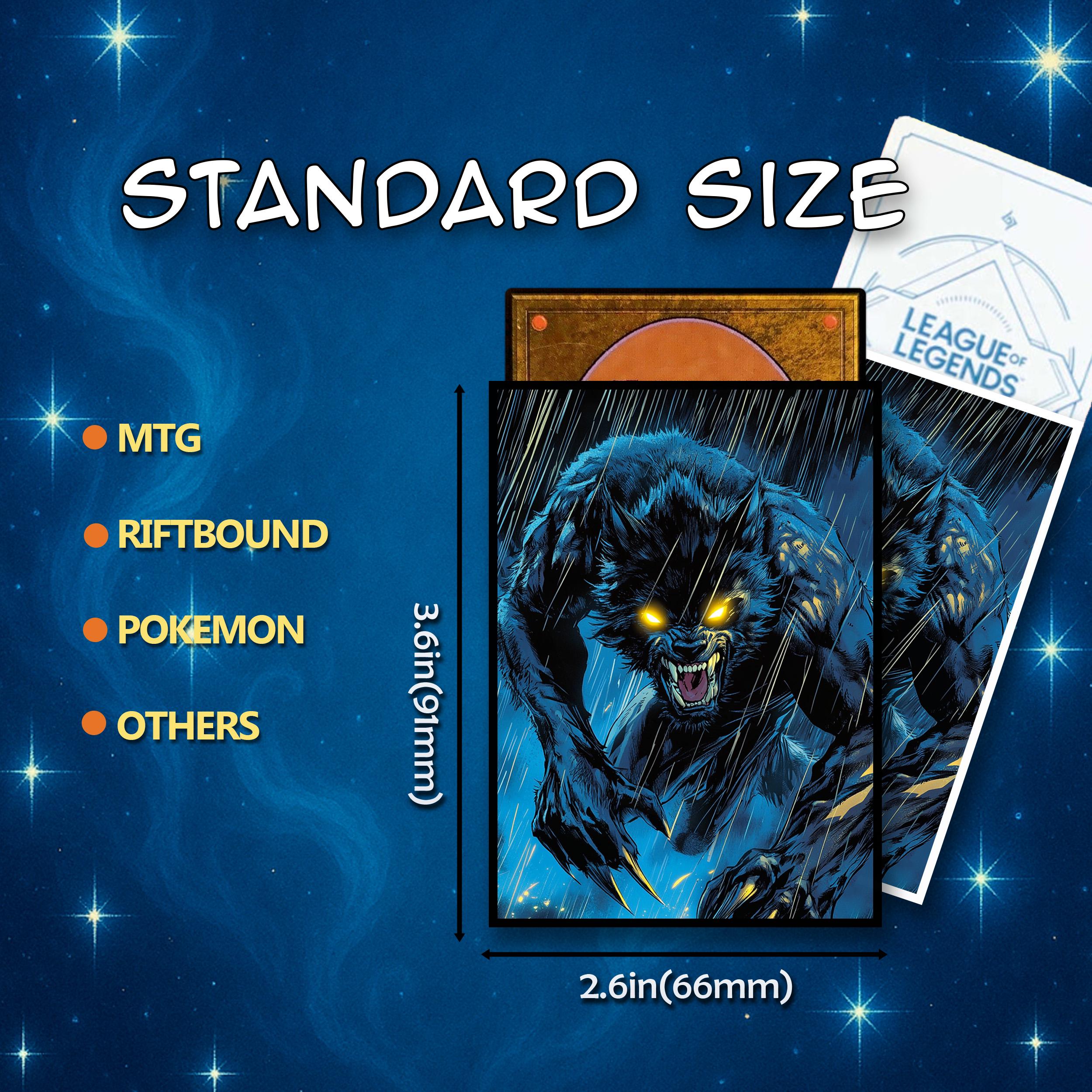 werewolf card sleeves mtg 50 MTG Standard Card Sleeves to Protect your Deck