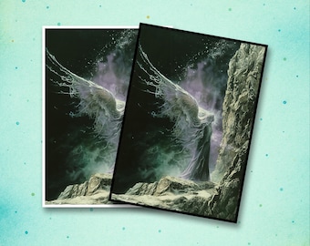 MTG Card Sleeves, Ethereal Angel TCG Sleeves, Standard Size, Matte/ Foil.