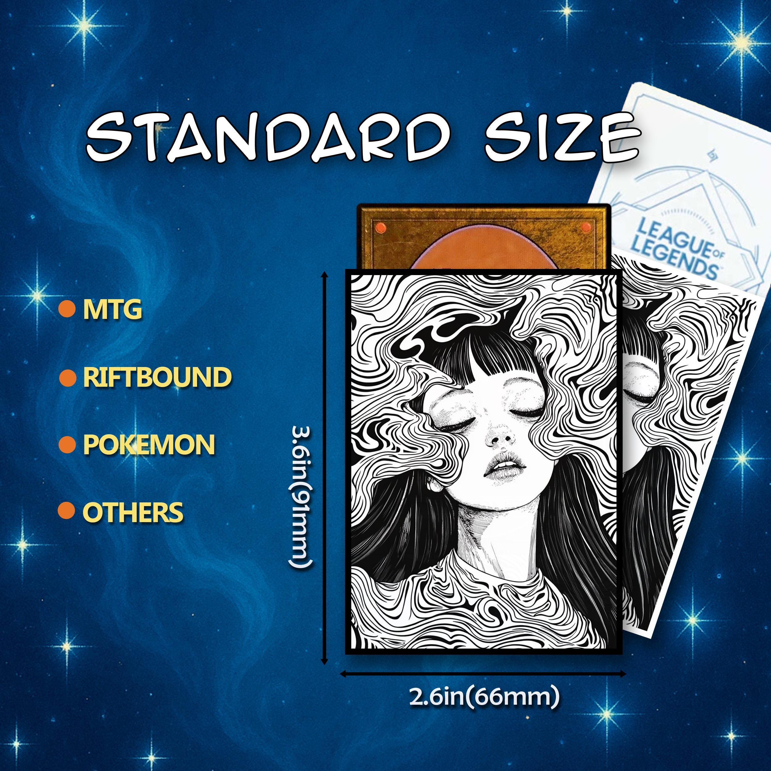 junji ito card sleeves MTG Card Sleeves – Junji Ito Art Anime Girl TCG Sleeves, Matte/ Foil ,  Standard Size
