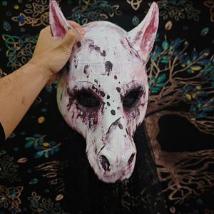 Dead by Daylight Handmade Distressed Horse Skull Mask