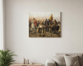 Seoba Srba Paja Jovanovic Canvas Print | Matte Stretched 1.25"