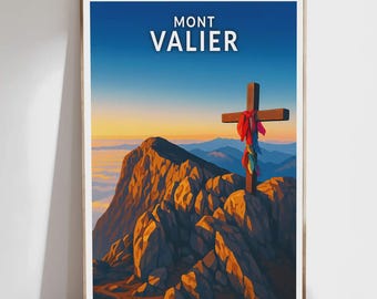Affiche Touristique Vintage Française - Vernet Les Bains Pyrénées - Reproduction En Format A4, A3, A2 Ou A1 - Neuf