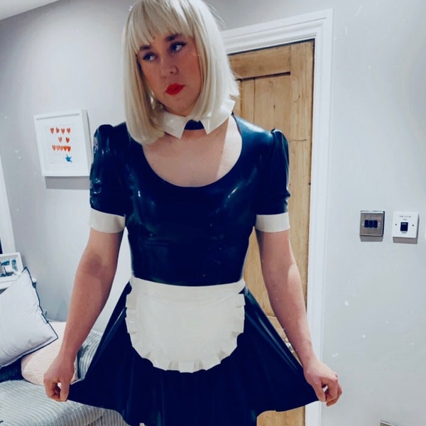 Latex Sissy Maid Dress