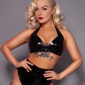 Latex Soft Lingerie Set