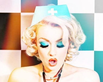 Latex Nurse Hat