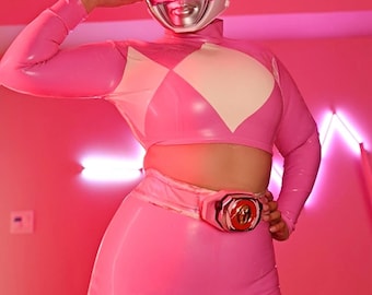 Latex Power Ranger Inspired Outfit