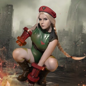 Latex Cammy Street Fighter Bodysuit