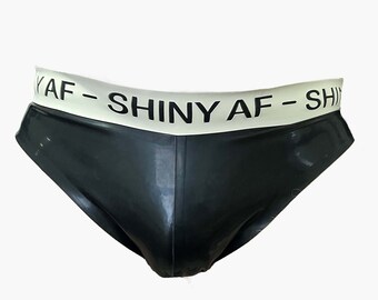 Latex Shiny AF Pouch Briefs