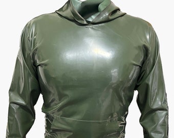 Latex Hoodie Jacket