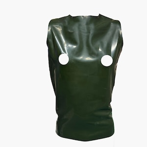 Latex No Nipple Vest