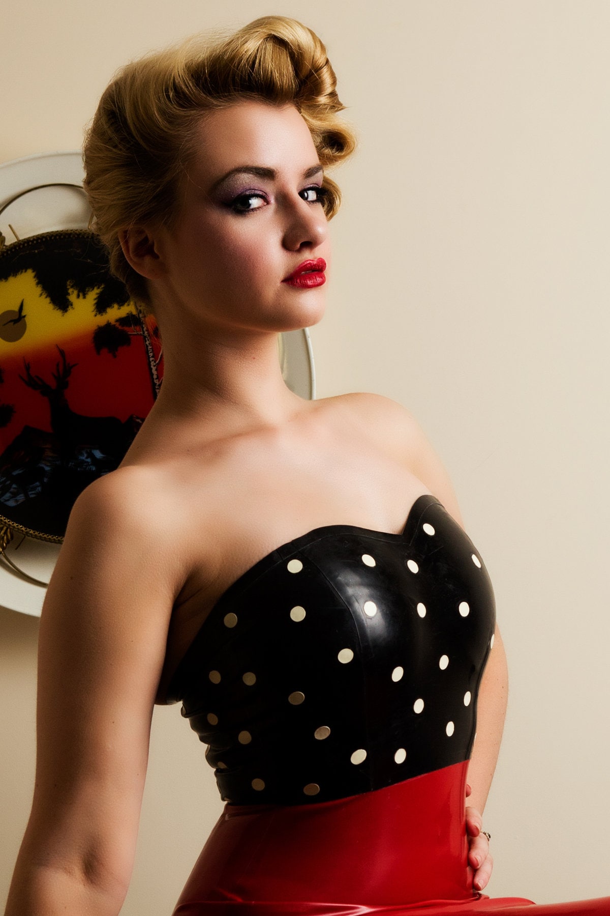 Latex Pin up Pencil Dress Etsy UK