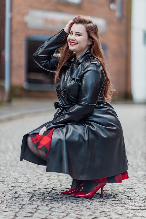 Latex Mac Coat Etsy Hong Kong