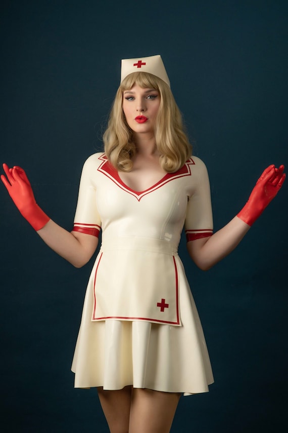 Latex Nurse Dress - Etsy Singapore