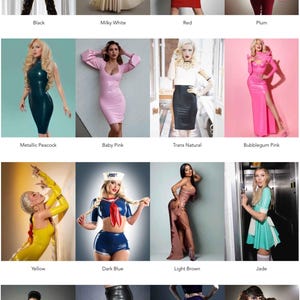 Latex High Neck Top image 4