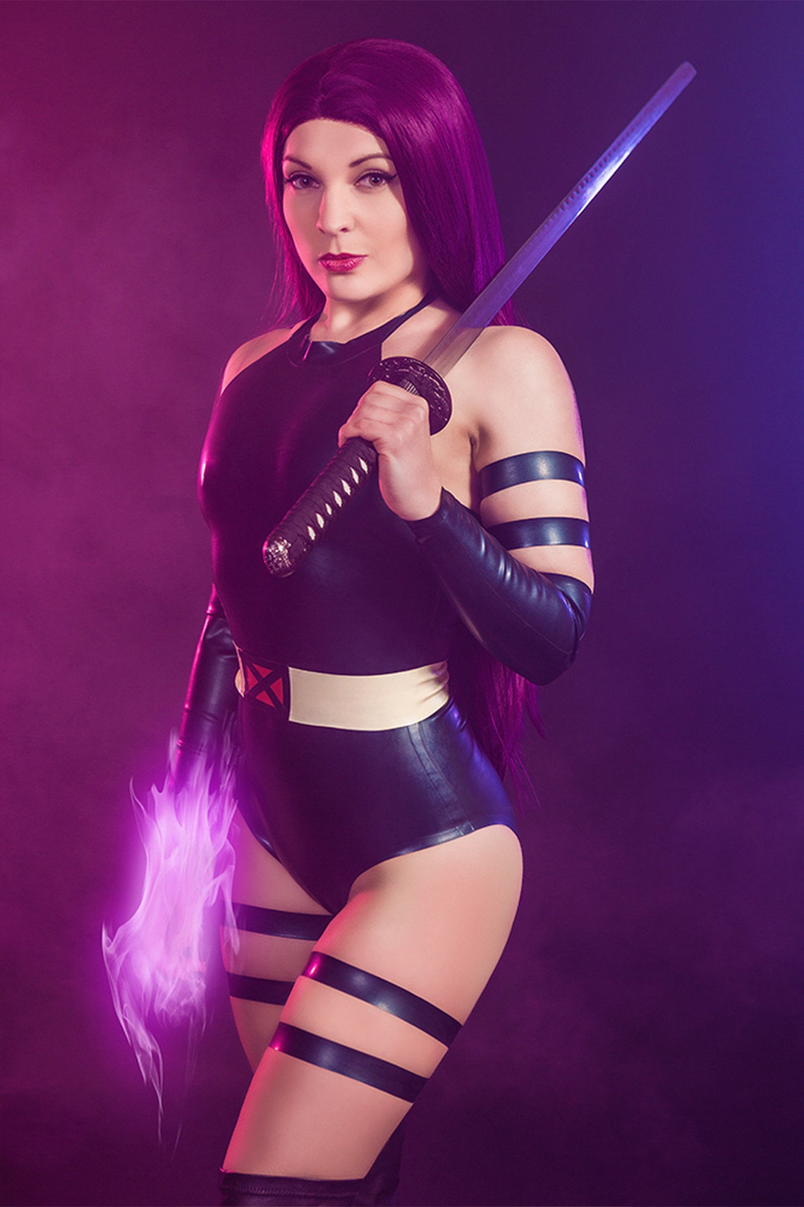 Latex Psylocke Inspired Set | Etsy UK